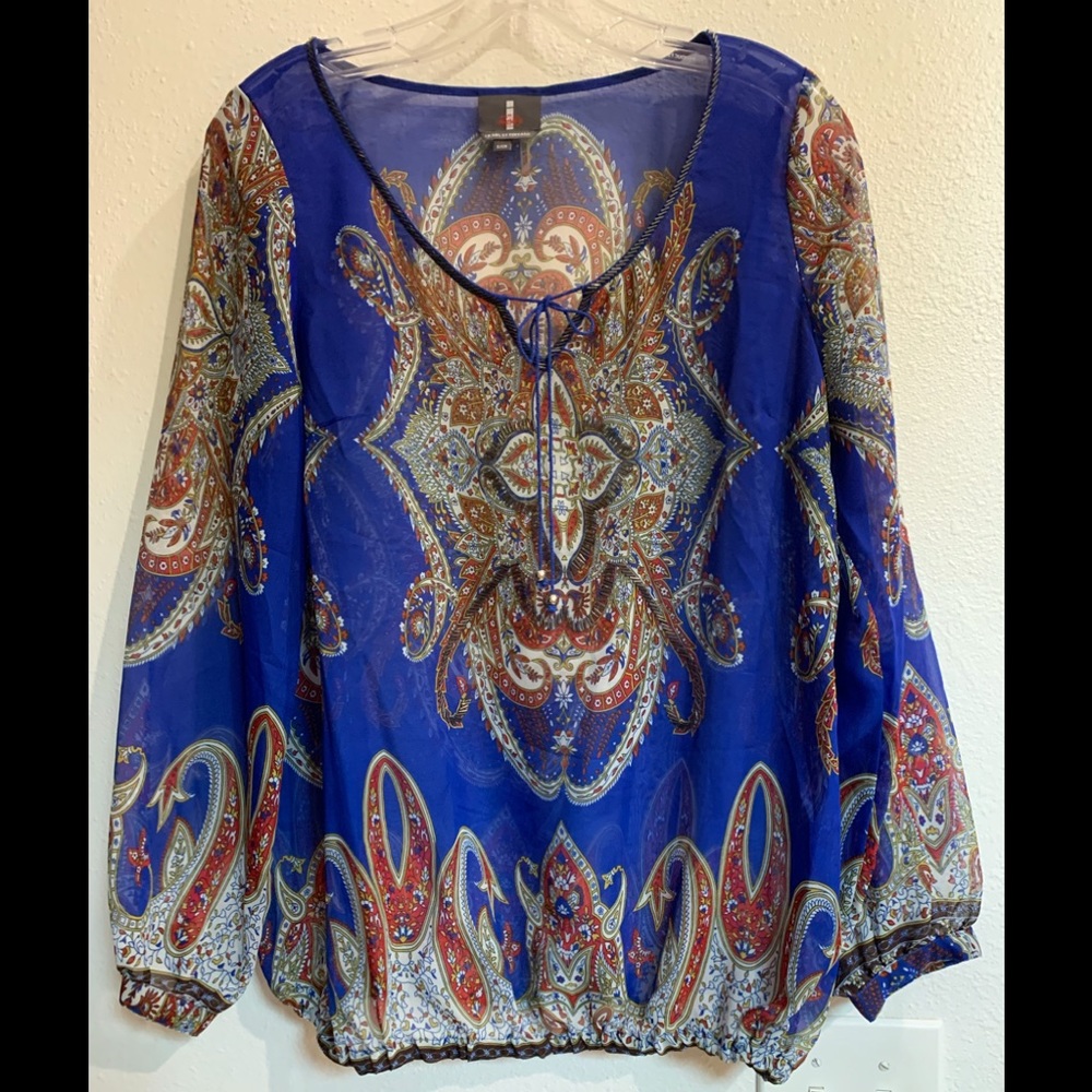 Sheer Peasant Top